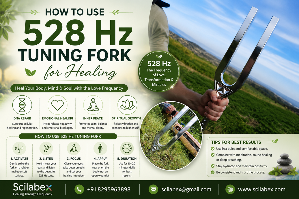 How to Use 528 Hz Tuning Fork for Healing