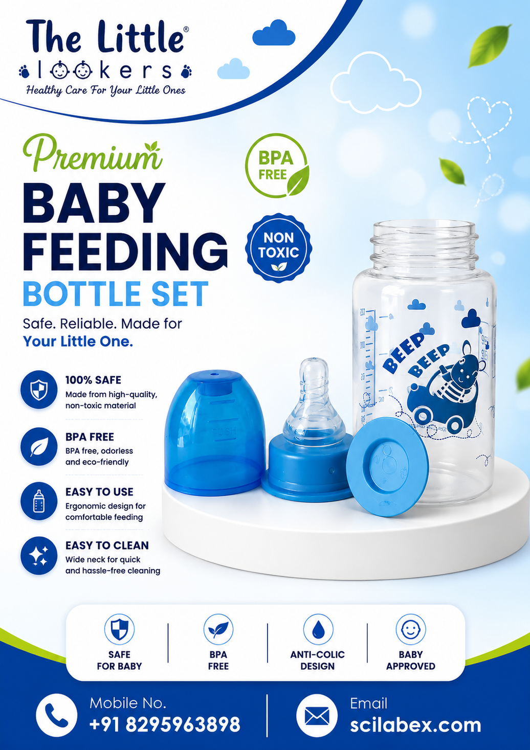 Glass Baby Bottle 120ml