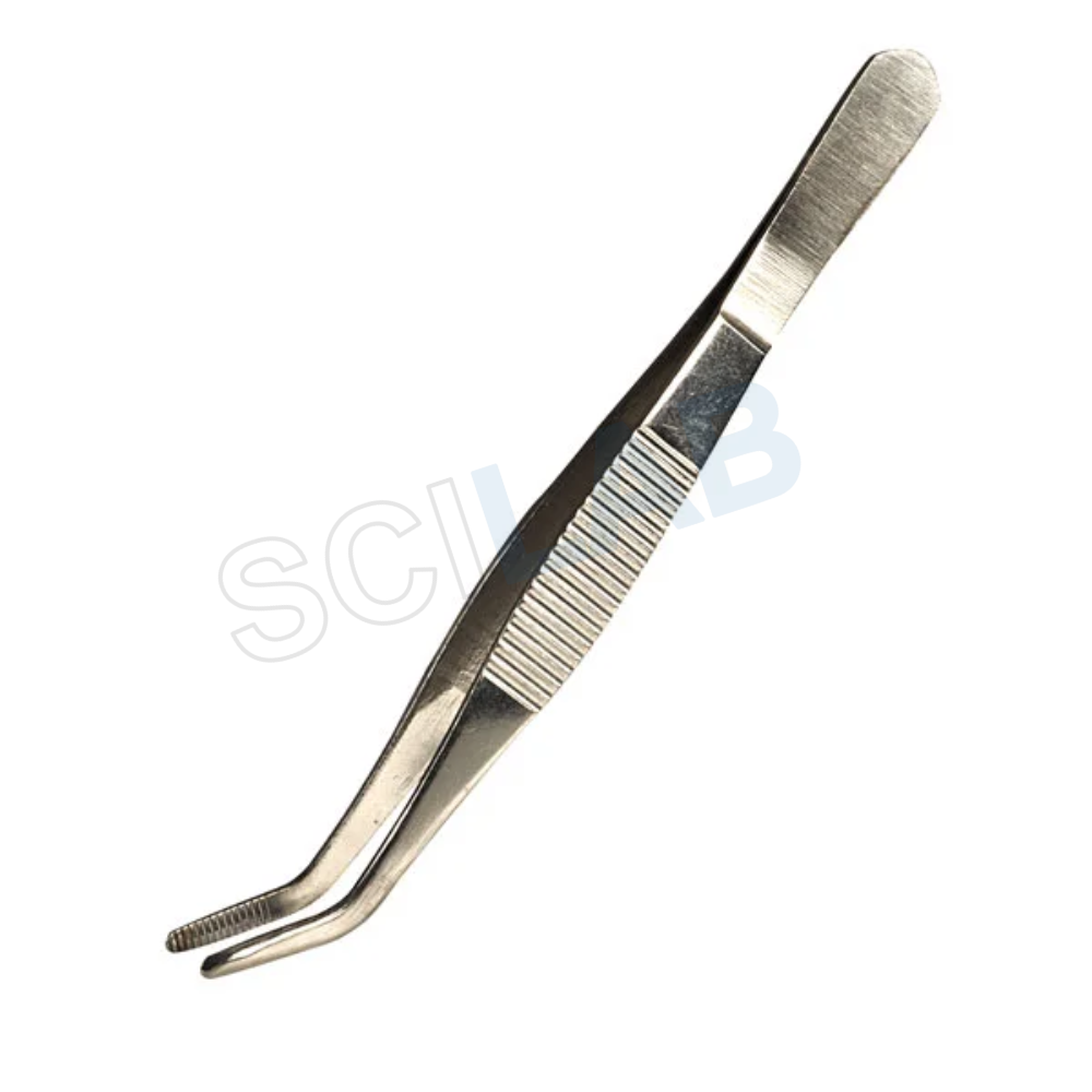 Tweezers-Curved Head-125mm-Stainless Steel