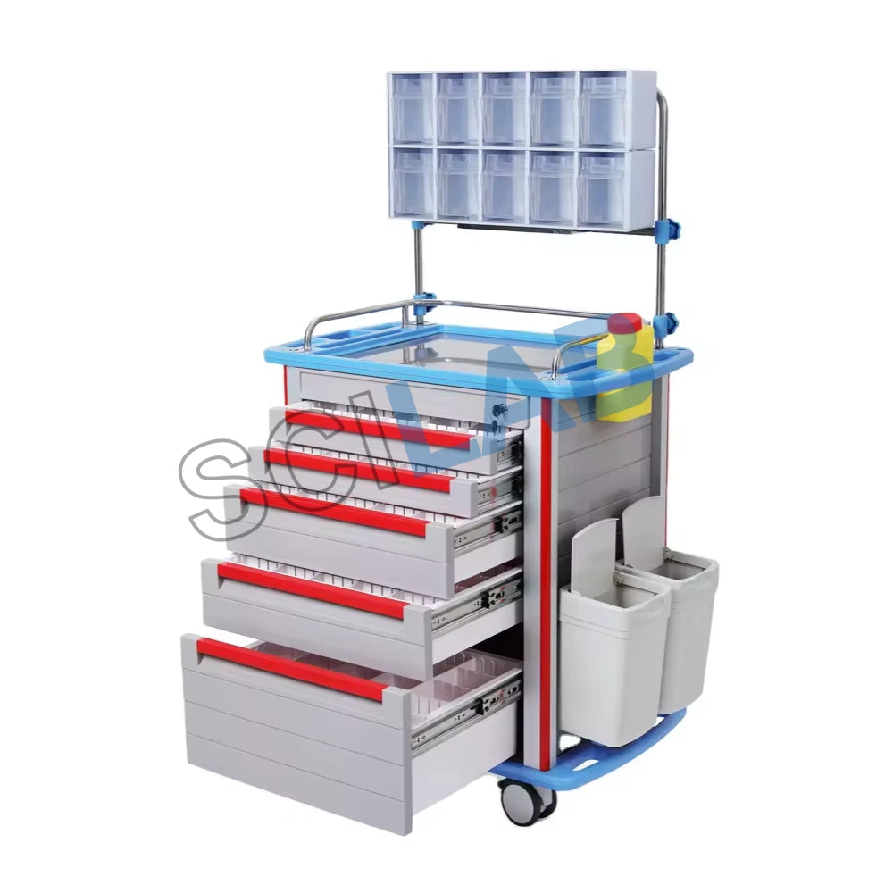 Multi-Function ABS Anesthesia Trolley