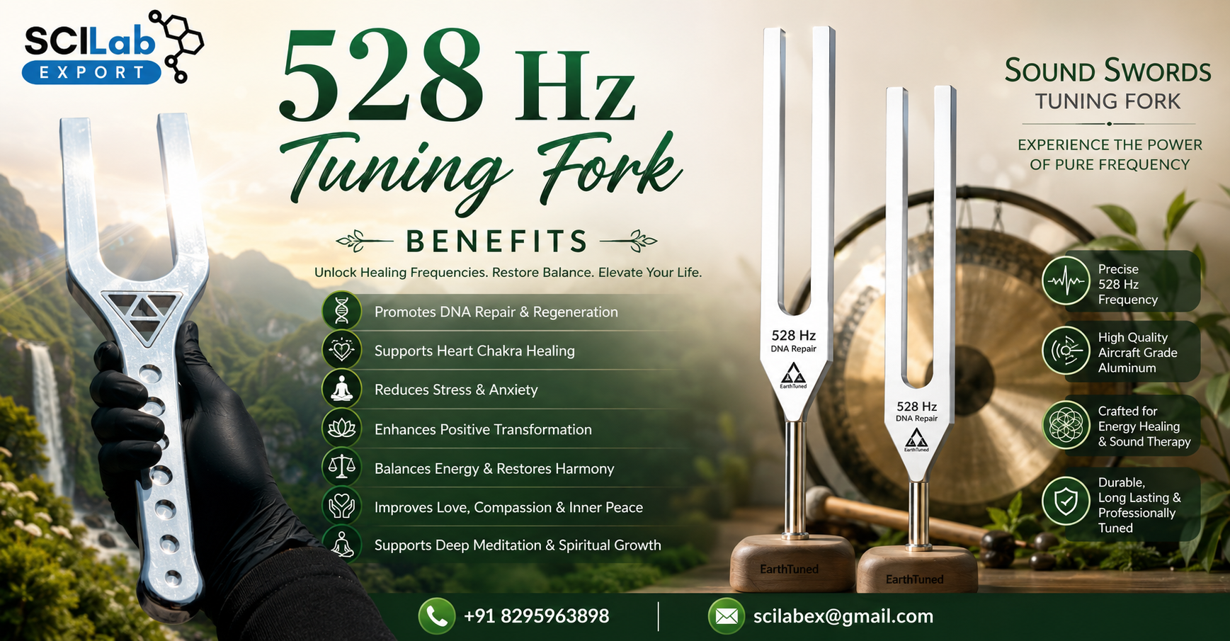 528 Hz Tuning Fork Benefits