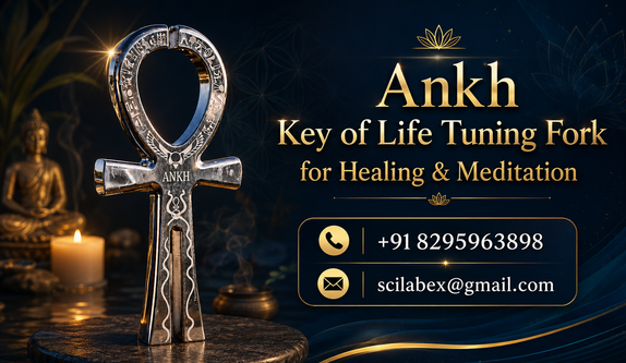 Ankh Key of Life Tuning Fork for Healing & Meditation