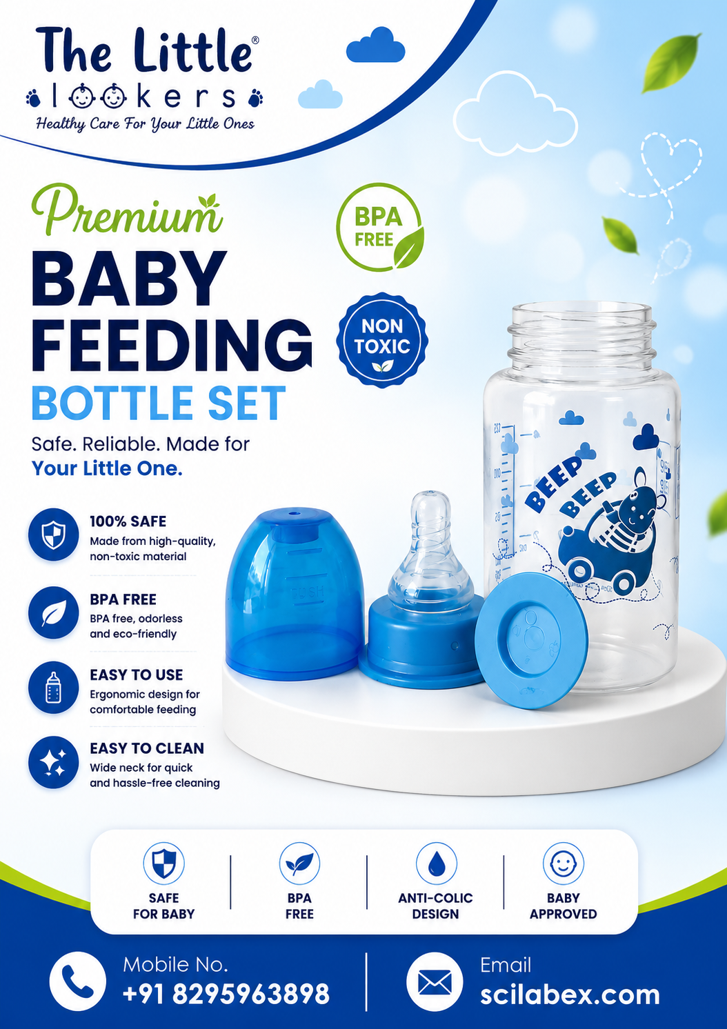 Glass Baby Bottle 120ml