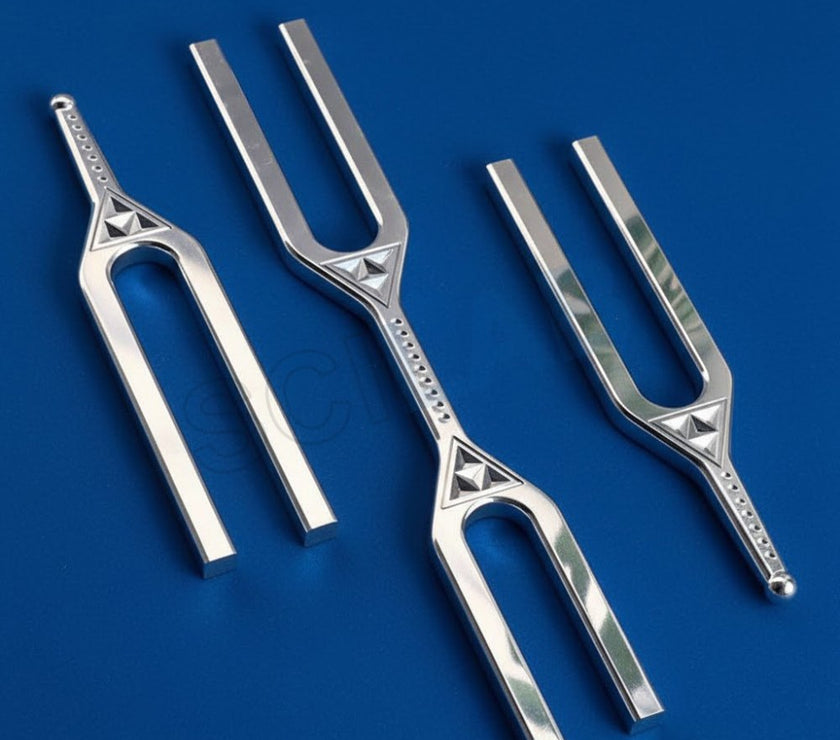 Giant Tuning Fork With Dna Key