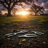 Giant Tuning Fork With Dna Key