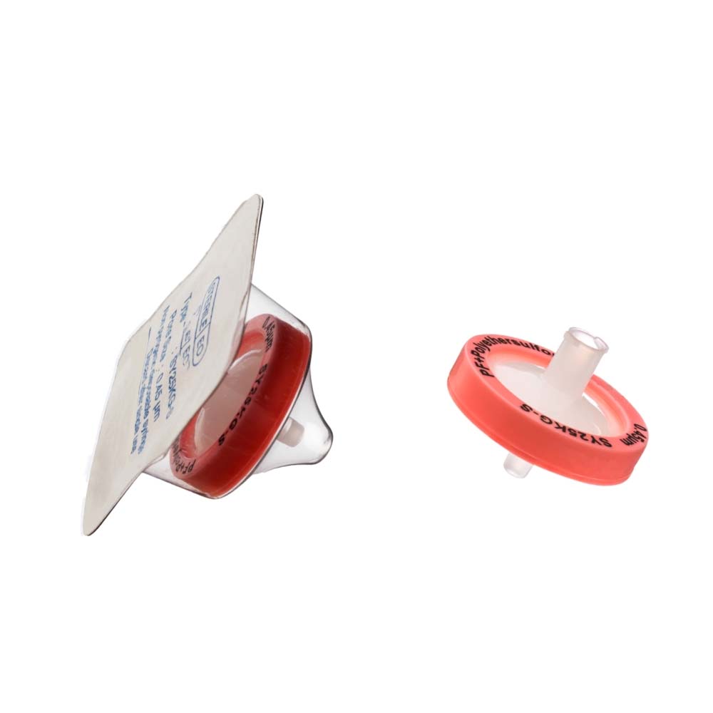 Pre-sterilized PES Membrane Syringe Filters with pre-filter