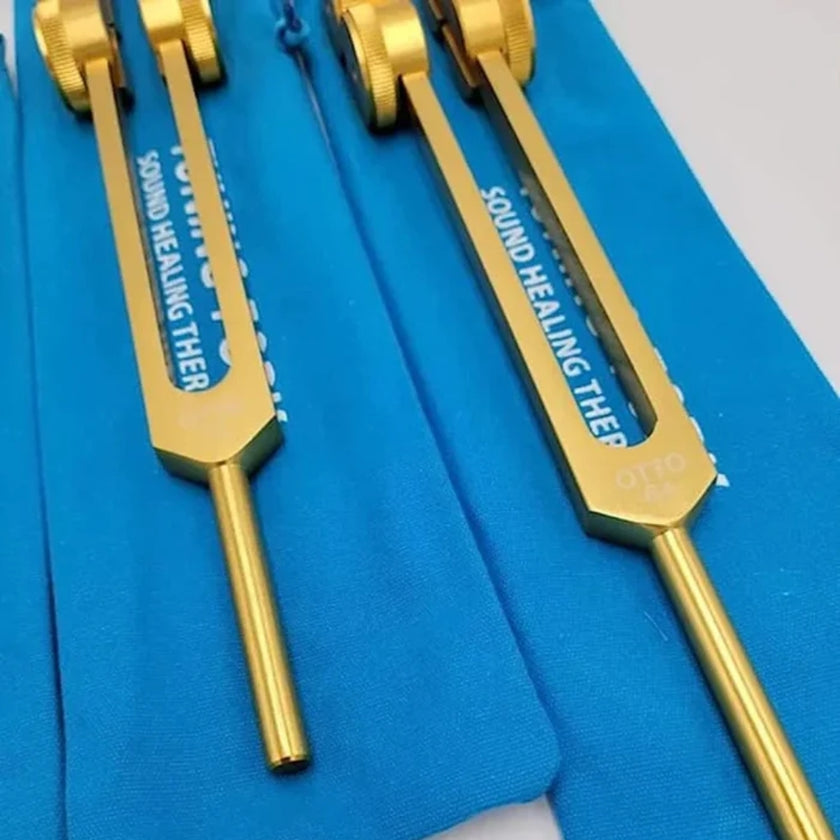 Professional Otto Tuners Weighted 4 Tuning Forks Set