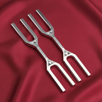 DNA Key Tuning Fork Set of 3 Pc with Free Stand | 528Hz Healing Instrument Combo