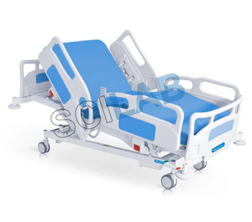 ICU Bed: 5-Function Manual Hospital Bed (Deluxe)