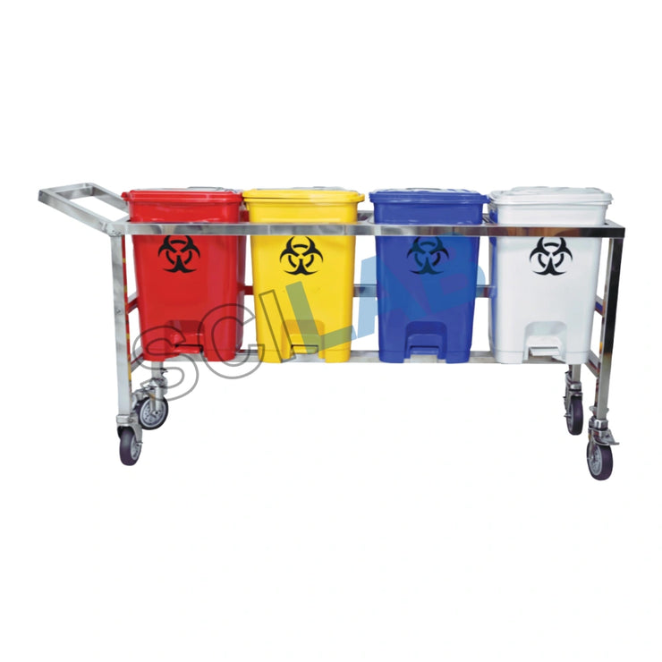 Bio-Medical Waste Trolley