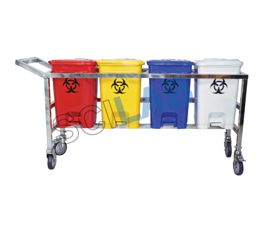 Bio-Medical Waste Trolley