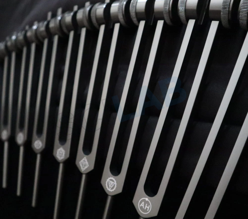 Solfeggio Tuning Fork Set - 9pc Chakra Tuning Fork for Healing - 0.25