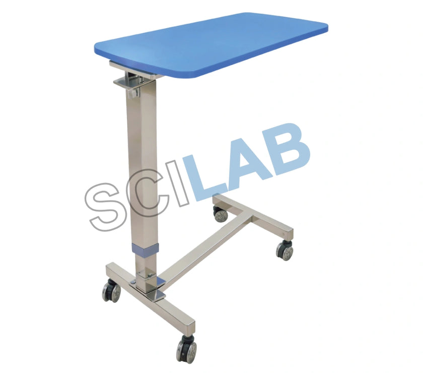 Over Bed Table with Gas Pump - Scilabex