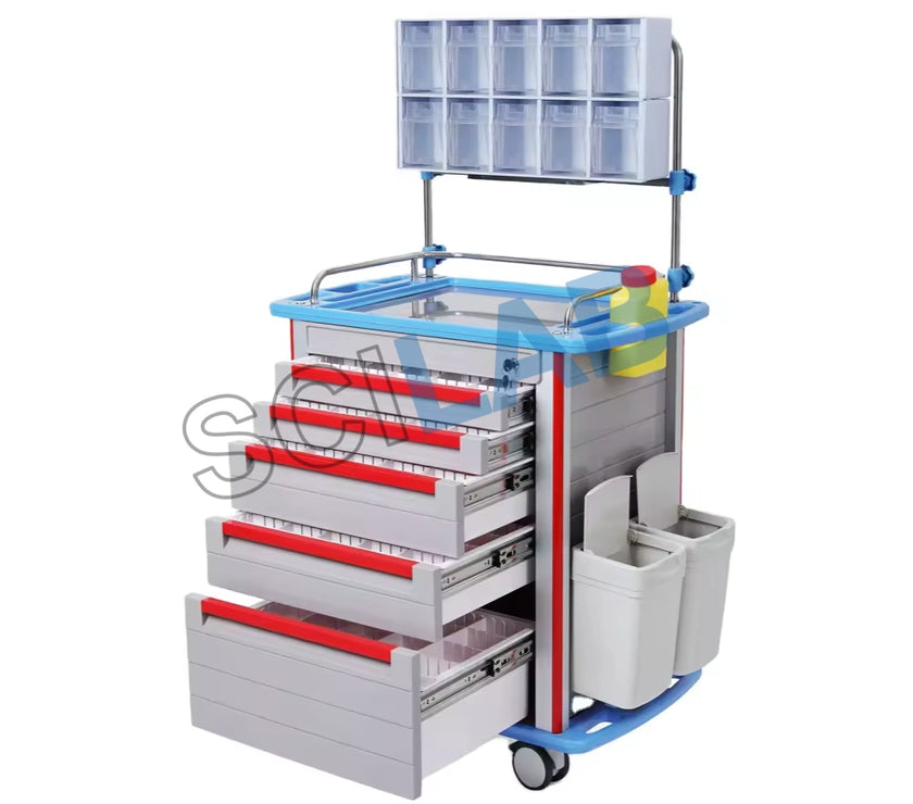 Multi-Function ABS Anesthesia Trolley