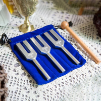 Angel Tuning Forks - 4096 Hz, 4160 Hz & 4225 Hz Tuning Fork Set for Healing Therapy
