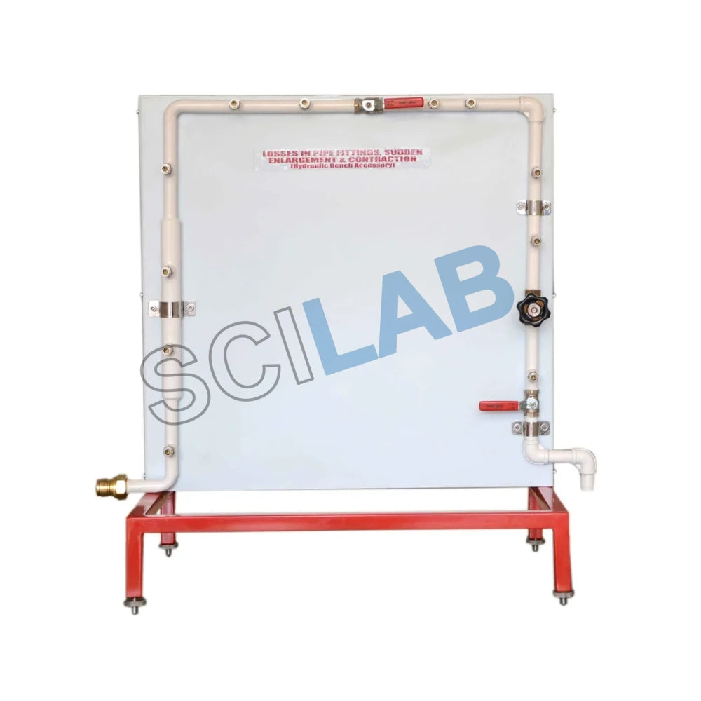 Losses in Pipe Fittings, Sudden Enlargement & Contraction (Accessory)