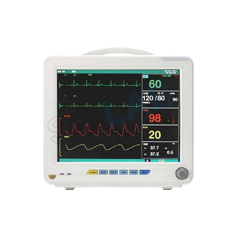 Five-Parameter Patient Monitor with 12″ Color TFT Display